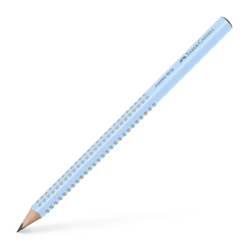 Faber-Castell 111974 - Jumbo Grip Graphite Pencil - B - Sky Blue
