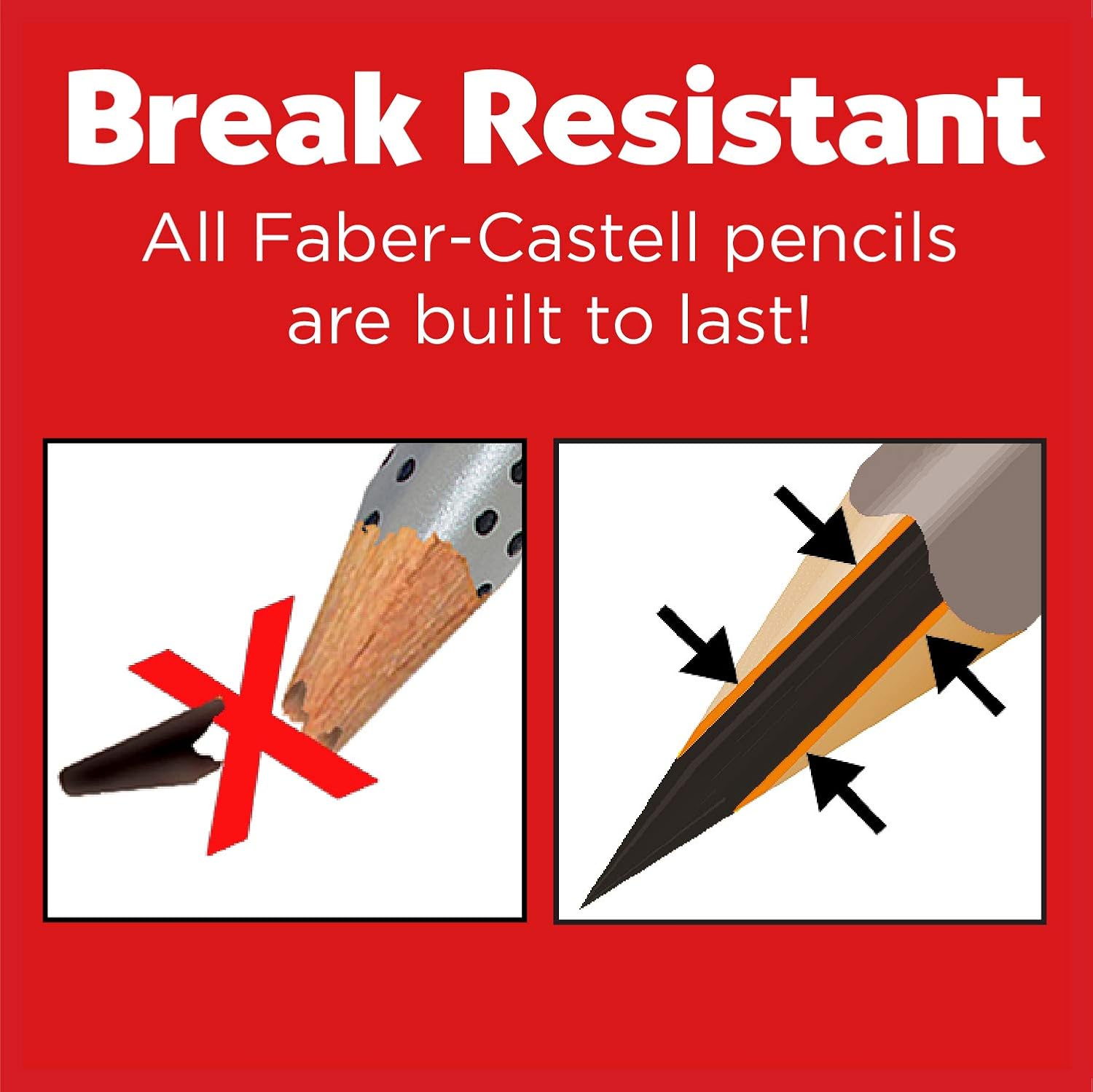 Faber Castell Jumbo Grip 111997 B Pencil Pack of 2