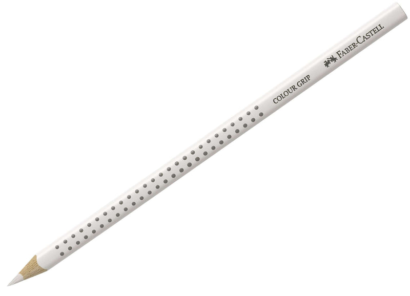 Faber Castell COLOUR GRIP PENCIL WHITE (BOX 12