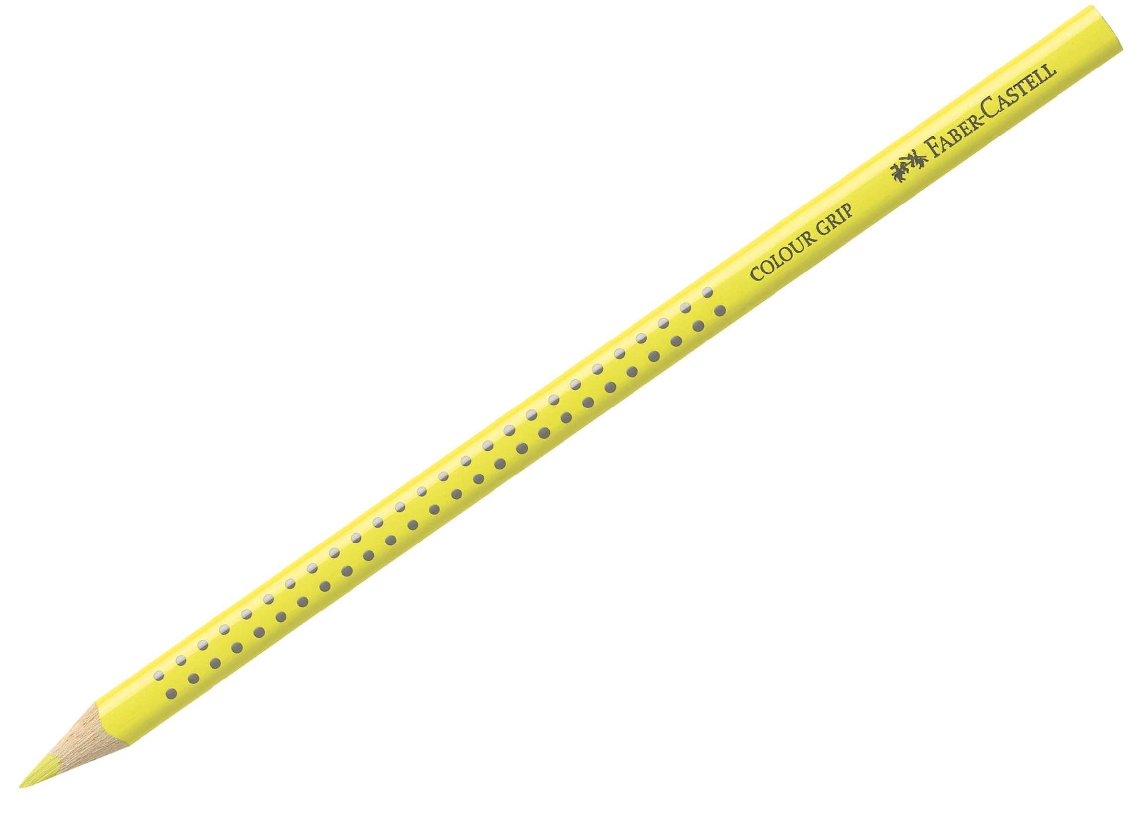Faber Castell 112404 "Colour Grip" Glazed Crayon, Light