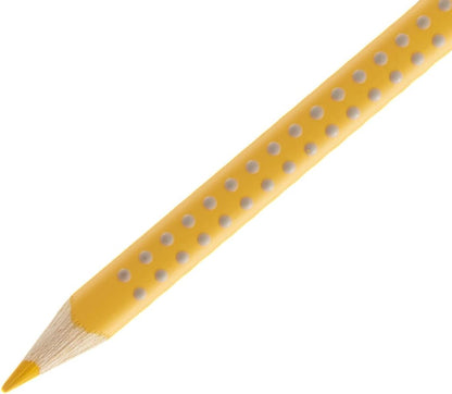 FABER-CASTELL Triangular Colouring Pencil, Colour Grip, Cadmium Yellow