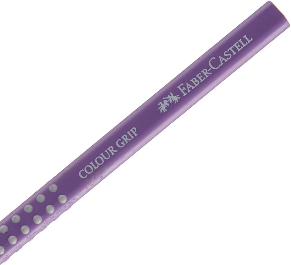 Faber-Castell Colour Grip Triangular Coloured Pencil Purple