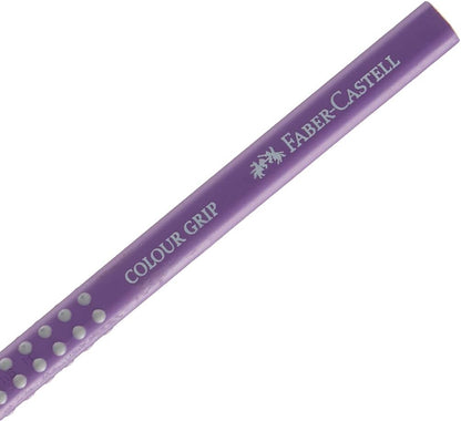 Faber-Castell Colour Grip Triangular Coloured Pencil Purple