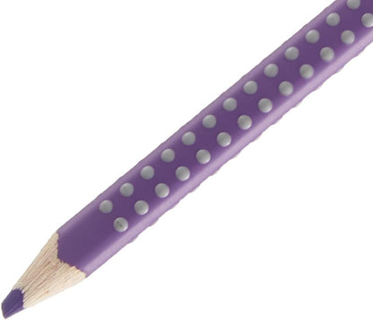 Faber-Castell Colour Grip Triangular Coloured Pencil Purple