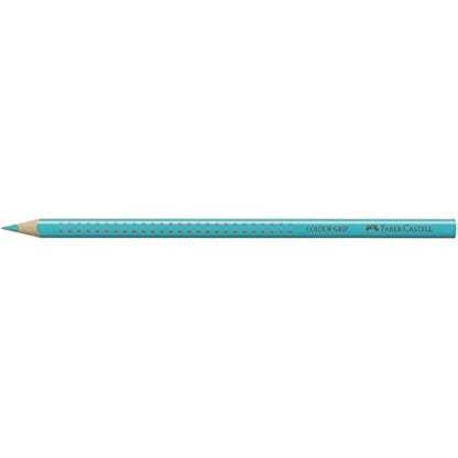Faber-Castell Grip turquesa 1pieza (S) laápiz de color – Lápices de color (1 pieza (S), fijo, turquesa, turquesa, redondo