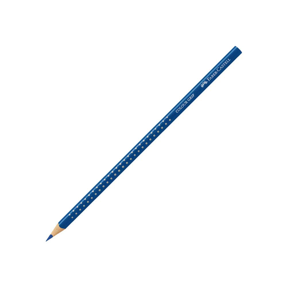 Faber-Castell Triangular Colouring Pencils Colour Grip, T Rkis Blue