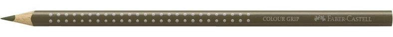Faber-Castell 112473 - Matita colorata Colour Grip, verde oliva-giallastro