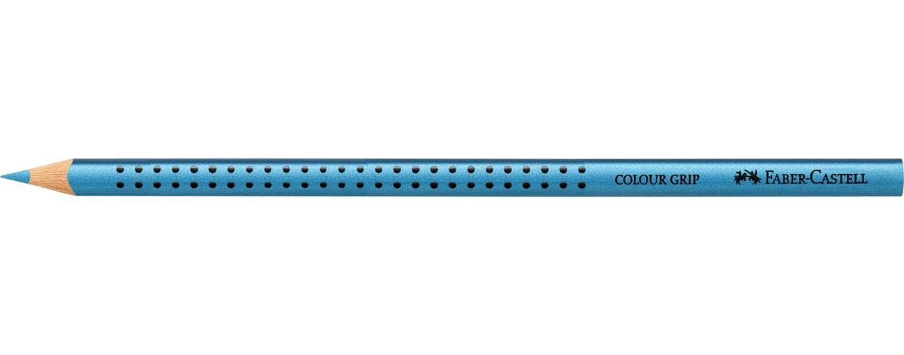 Faber-Castell Crayon de couleur Bleu métallisé