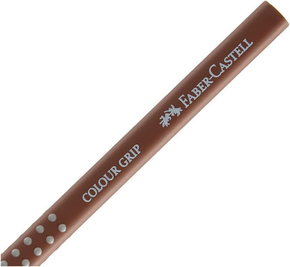 Faber-Castell Triangular Colour Grip Coloured Pencil Burnt Siena