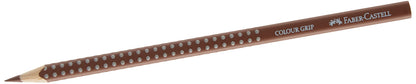 Faber-Castell Triangular Colour Grip Coloured Pencil Burnt Siena