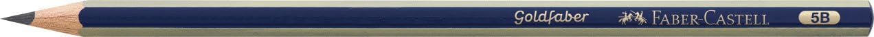 Faber-Castell Miscellaneous Goldfaber 1221 Graphite Pencil, Graphite, 5B, For Art, Craft, Drawing, Sketching, Home, School, University, Colouring