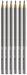 FABER-CASTELL Grip 2001 Pencils HB Pack of 6,Silver
