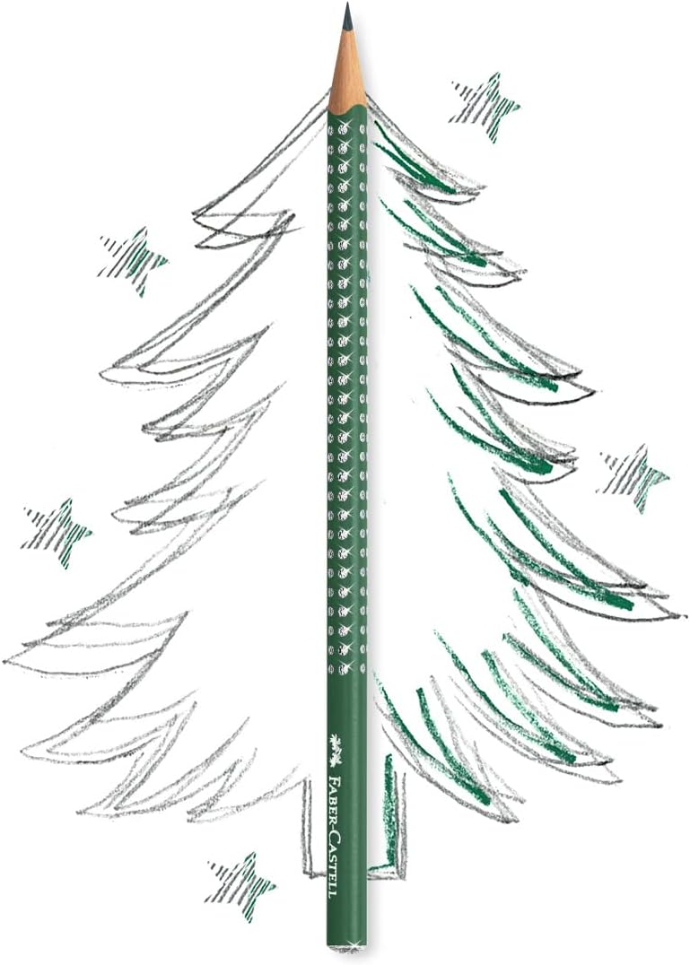 Faber-Castell Sparkle Graphite Pencil, Forest Green