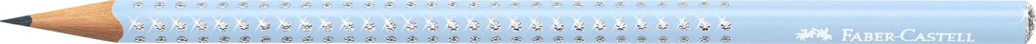 Faber-Castell 118251 Graphite Pencil Sparkle Pearlescent Sky Blue