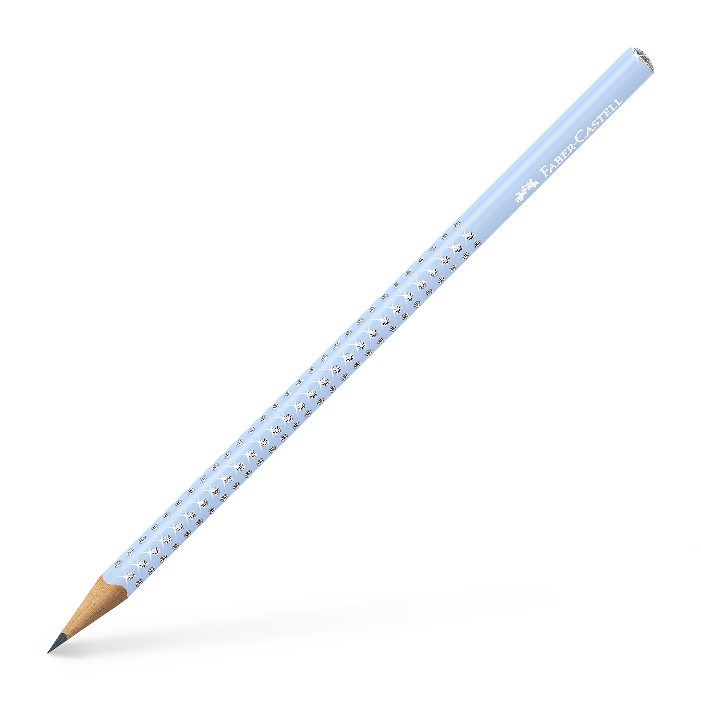 Faber-Castell 118251 Graphite Pencil Sparkle Pearlescent Sky Blue