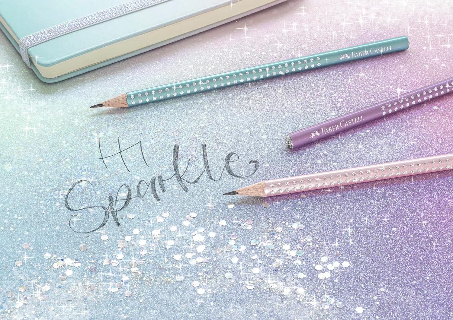 Faber-Castell Graphite Pencil - Sparkle Rose Metallic