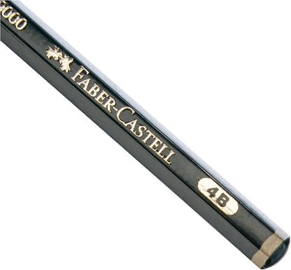 Faber-Castell Miscellaneous Castell 9000 Graphite Pencil, Pencil, 4B, For Art, Craft, Drawing, Sketching, Home, School, University, Colouring