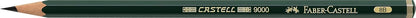 Faber-Castell Castell 9000 Black Lead Pencils 8B