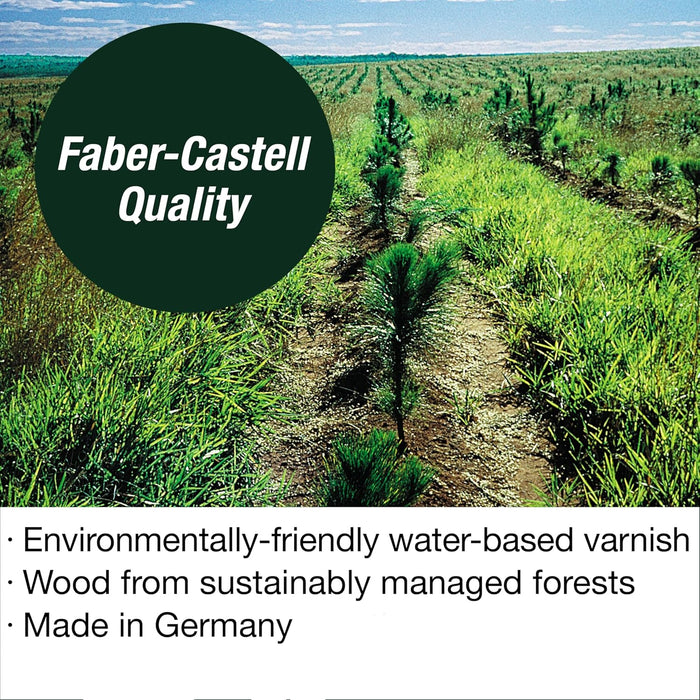 Faber-Castell Miscellaneous Castell Document 9610 Indelible Pencil, Blue, , For Art, Craft, Drawing, Sketching, Home, School, University, Colouring