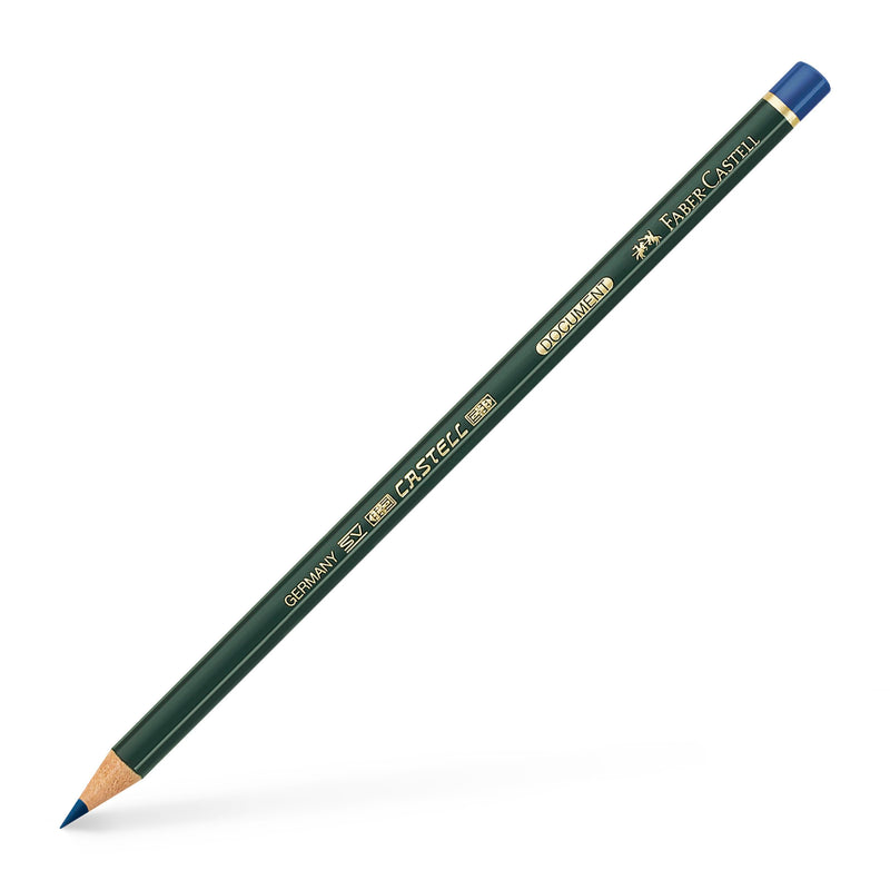 Faber-Castell Miscellaneous Castell Document 9610 Indelible Pencil, Blue, , For Art, Craft, Drawing, Sketching, Home, School, University, Colouring