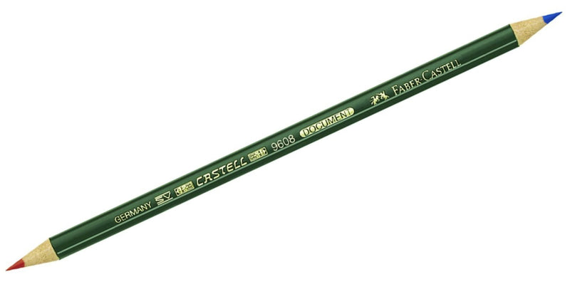 Faber-Castell 119121 Copier Pen Castell Document 9609, red Blau