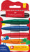 FABER-CASTELL 120409 Wax Crayons from 3 Years, Finger Crayons, 6 Colourful Chalks