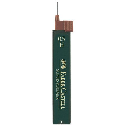 Faber-Castell Miscellaneous Super-Polymer Fineline Lead, 0.5mmBlack, H, For Art, Craft, Drawing, Sketching, Home, School, University, Colouring
