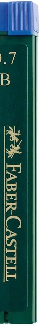 Faber-Castell Miscellaneous Super-Polymer Fineline Lead, 0.7mmBlack, B, For Art, Craft, Drawing, Sketching, Home, School, University, Colouring
