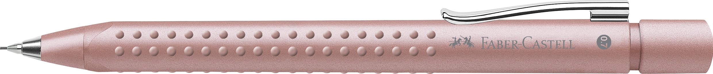 Faber-Castell Grip Pale Rose 131262 Mechanical Pencil Hardness B Lead 0.7 mm with Eraser