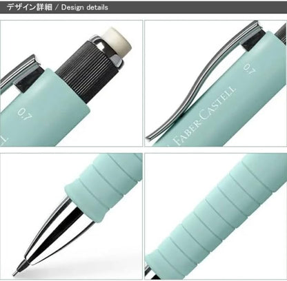 Faber-Castell Mechanical Pencil, Polymatic 0.7mm, Caribbean Blue 133305 Pencil Mechanical Pen