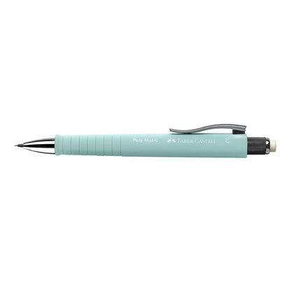 Faber-Castell Mechanical Pencil, Polymatic 0.7mm, Caribbean Blue 133305 Pencil Mechanical Pen