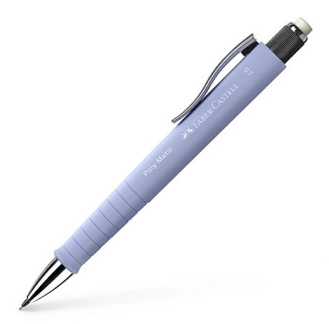 Faber-Castell Mechanical Pencil, Polymatic 0.7mm, Pale Iris 133327 Pencil Mechanical Pen