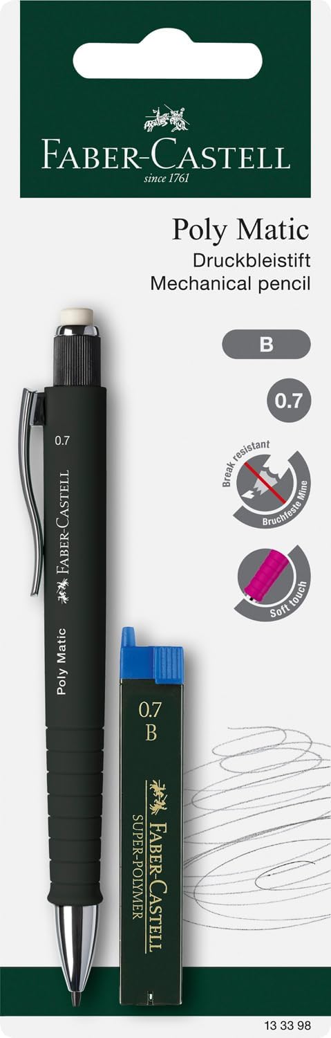 Faber-Castell Polymatic 0.7mm Mechanical Pencil - Assorted Colours