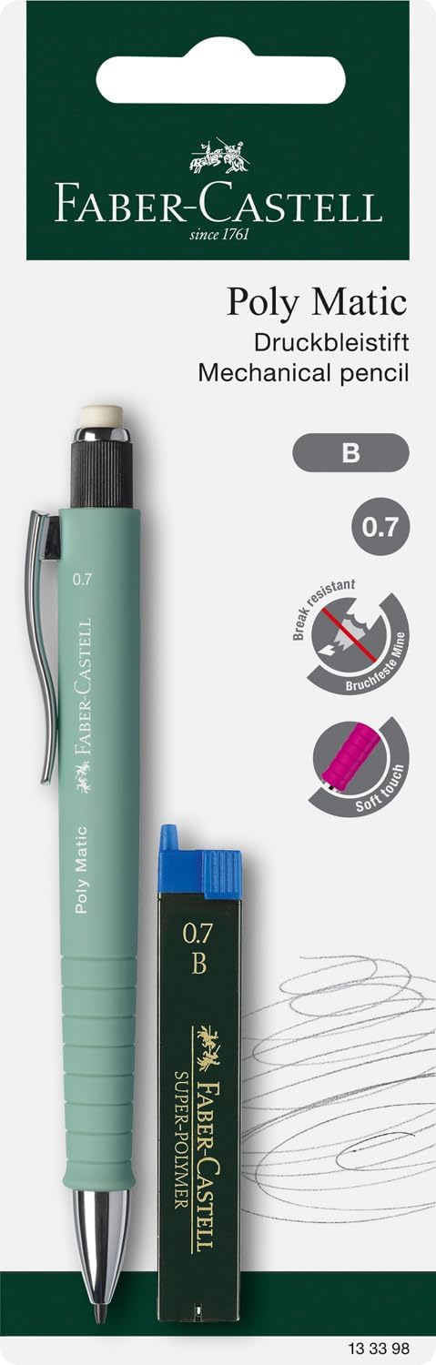 Faber-Castell Polymatic 0.7mm Mechanical Pencil - Assorted Colours
