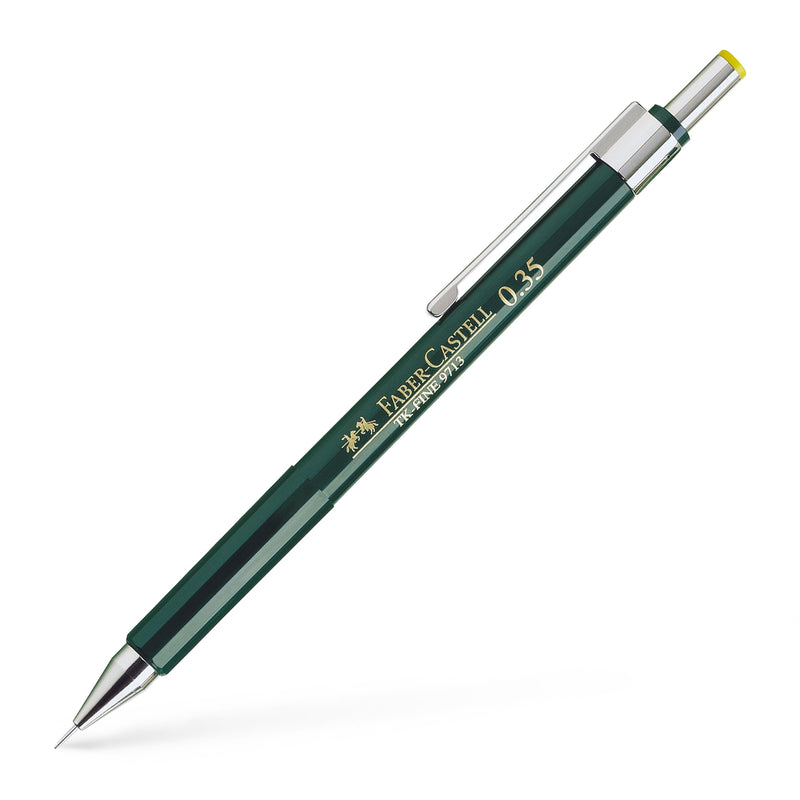 Faber-Castell Miscellaneous Tk-Fine 9713 Mechanical Pencil, 0.35mmBlack, 0.35mm, For Art, Craft, Drawing, Sketching, Home, School, University, Colouring