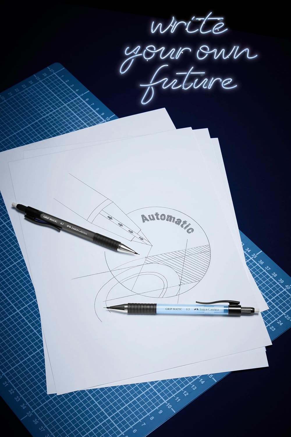 Faber Castell Mechanical Pencil Grip Matic 1377 0.7mm black