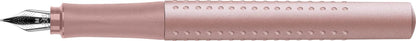 Faber-Castell Grip 2011 140808 Fountain Pen Nib Width M Pale Rose Pack of 1