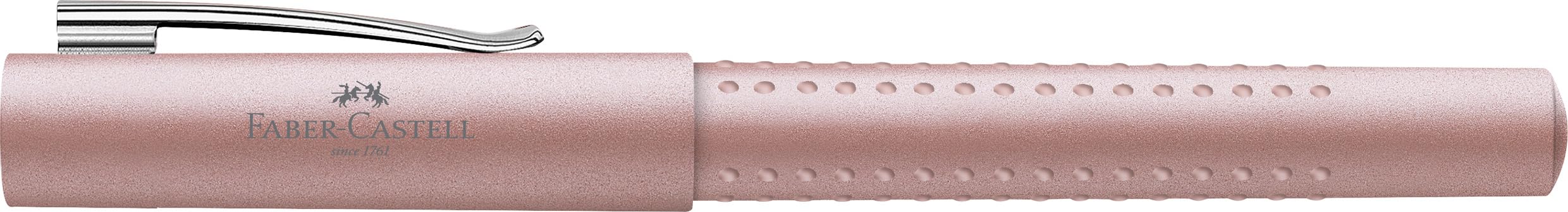 Faber-Castell Grip 2011 140808 Fountain Pen Nib Width M Pale Rose Pack of 1