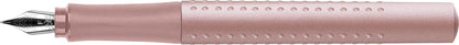 FABER-CASTELL Grip 2011 140809 Fountain Pen, Nib Width F, Pale Rose, Pack of 1