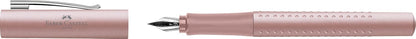 FABER-CASTELL Grip 2011 140809 Fountain Pen, Nib Width F, Pale Rose, Pack of 1