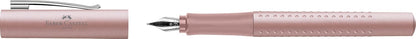 Faber-Castell Grip 2011 140814 Fountain Pen, Spring Berite B, Pale Rose, Pack of 1