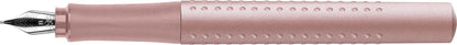Faber-Castell Grip 2011 140814 Fountain Pen, Spring Berite B, Pale Rose, Pack of 1