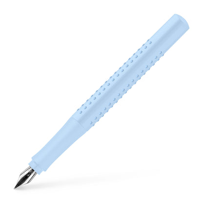 Faber-Castell Grip 2010 140849 Fountain Pen, Nib Width F, Sky Blue, Pack of 1
