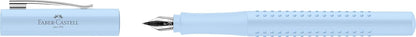 Faber-Castell Grip 2010 140849 Fountain Pen, Nib Width F, Sky Blue, Pack of 1
