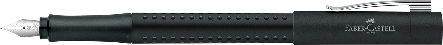 Faber-Castell 140901 Grip 2011 M Fountain Pen - Black