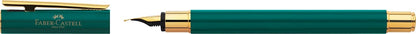 Faber-Castell Neo Slim 141431 Fountain Pen Nib Width F Gold Rainforest