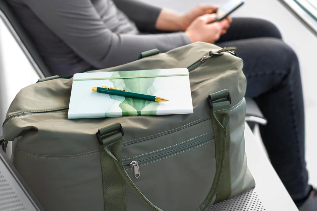 FABER-CASTELL Neo Slim 141435 Ballpoint Pen Lead Thickness B Gold Rainforest