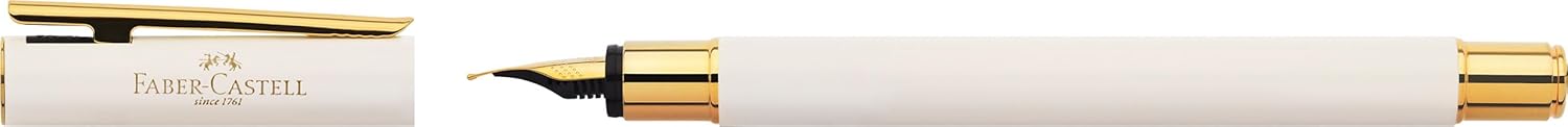 Faber-Castell Neo Slim 141442 Fountain Pen Nib Width EF Gold Marshmallow