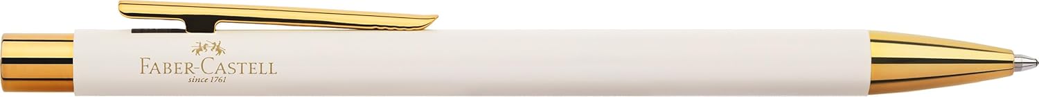 Faber-Castell Neo Slim 141445 Ballpoint Pen Lead Thickness B Gold Marshmallow