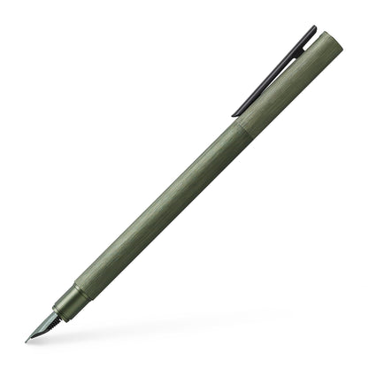 Faber-Castell Neo Slim Auminium M Fountain Pen - Olive Green
